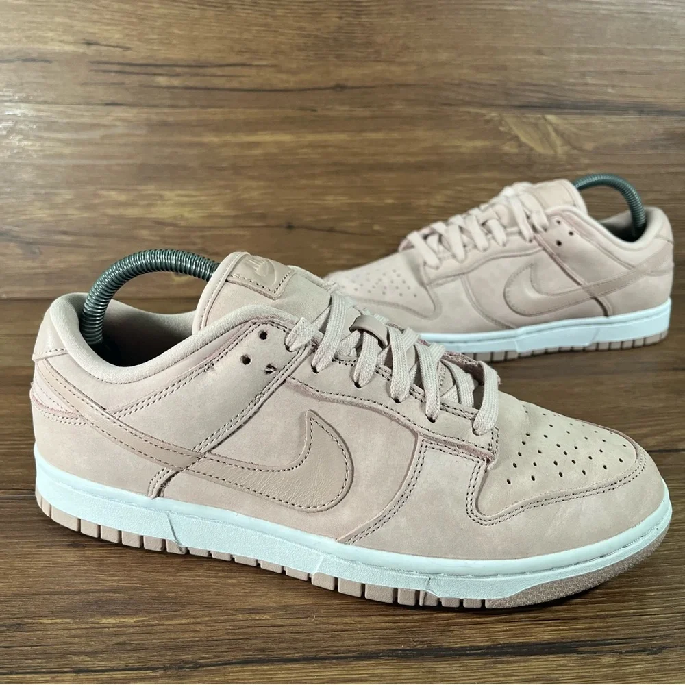 Nike Dunk‎ Low PRM MF ‘Pink Oxford’ Women’s Size 9 Shoes Leather Sneakers